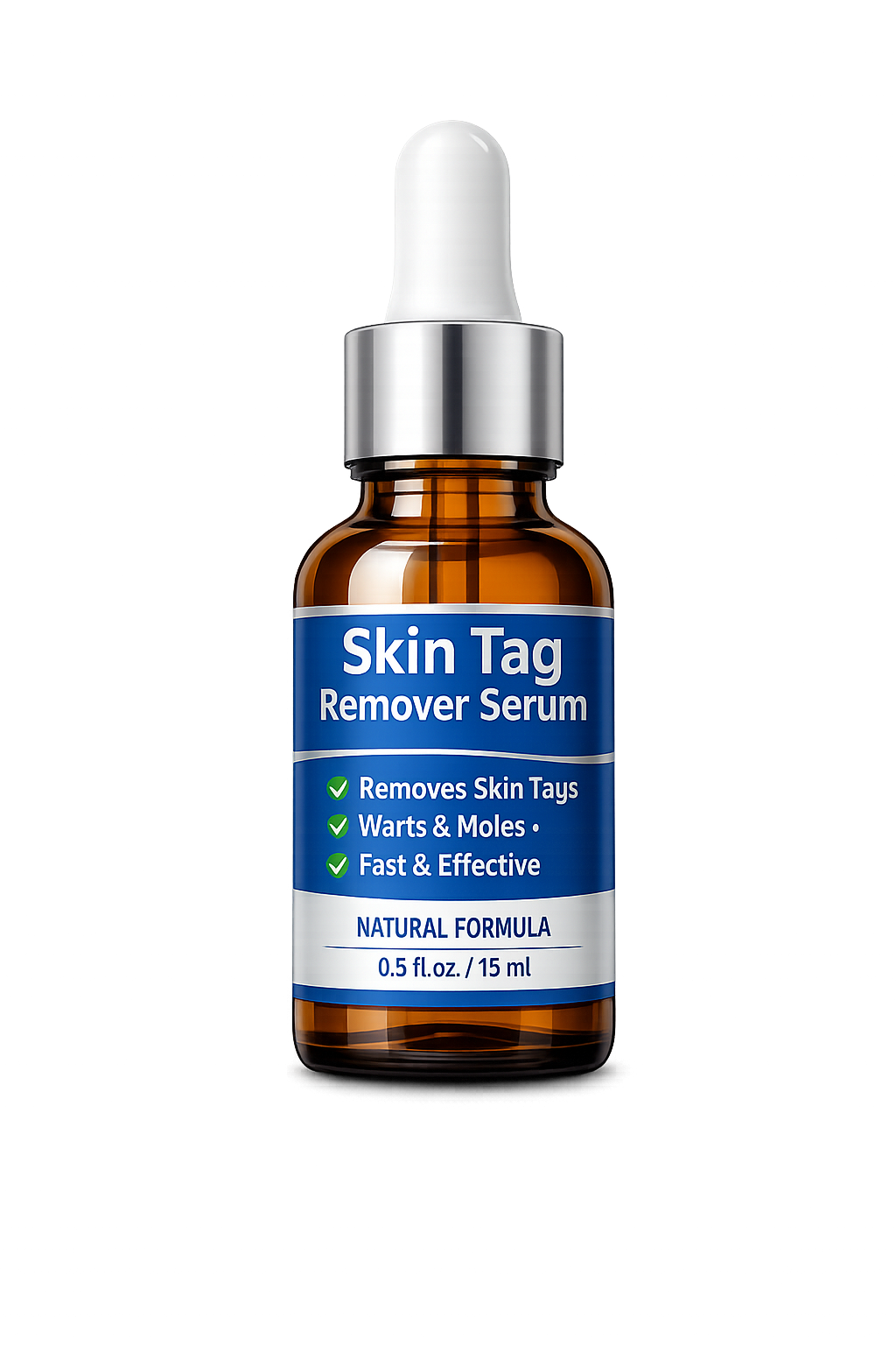 TagBand Skin Tag Remover Serum bottle, 0.5 fl oz natural formula